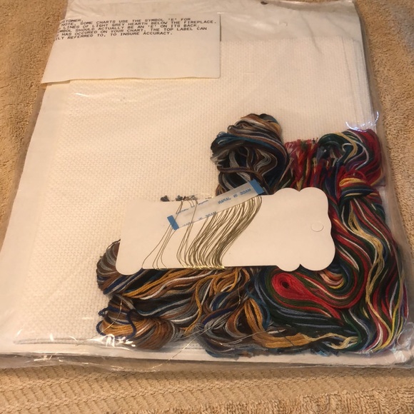 Bucilla Christmas Kit Checking His List Santa Holiday Scene Counted Cross Stitch - Picture 4 of 5